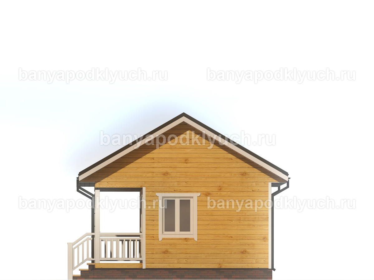 Баня из бруса 5.5x4 м Баня из бруса 5.5x4 м