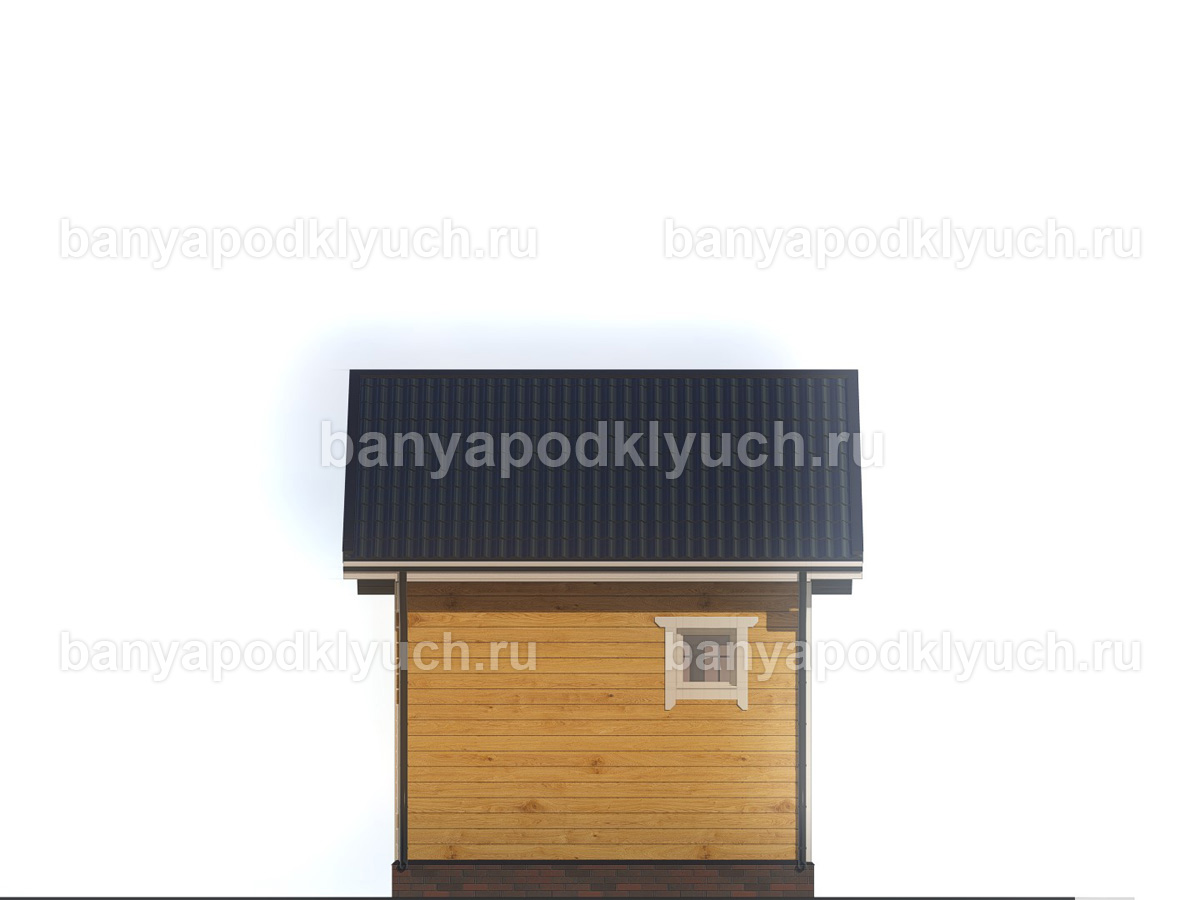 Баня из бруса 5.5x4 м Баня из бруса 5.5x4 м