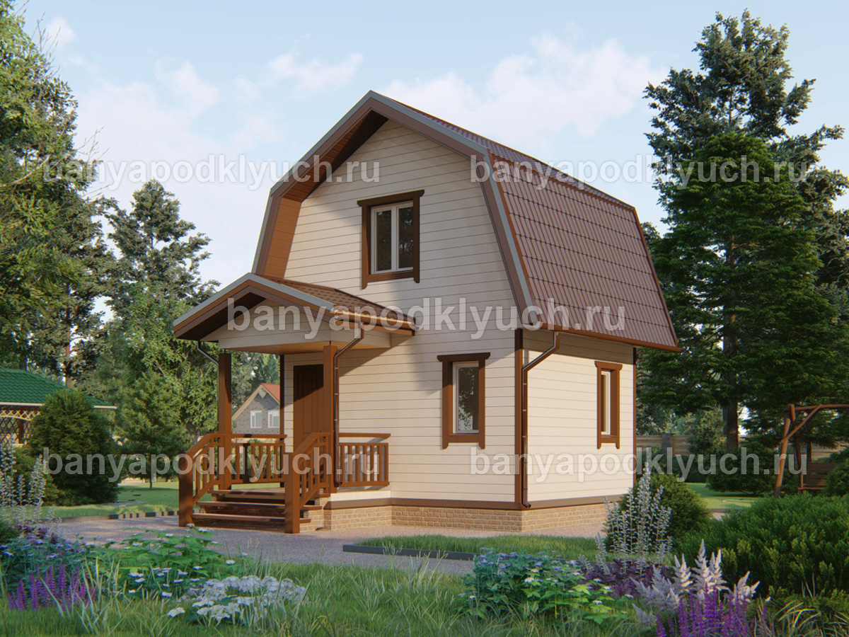 Каркасная баня 5x4 м Каркасная баня 5x4 м